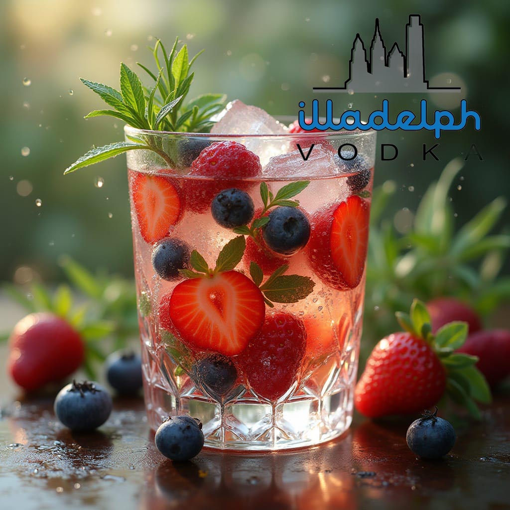 Carbonated Vodka Cocktail