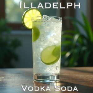 Classic Vodka Soda Cocktail: Pure Refreshment with Illadelph Vodka