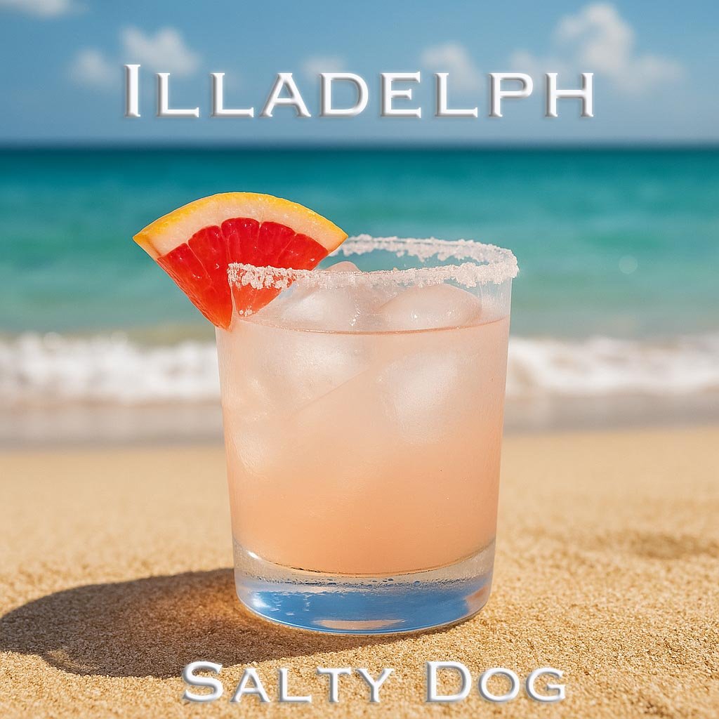 Salty Dog Cocktail Recipe: A Refreshing Vodka Classic with a Twist of Illadelph Vodka