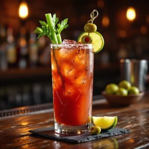 Bloody Mary Vodka Cocktail