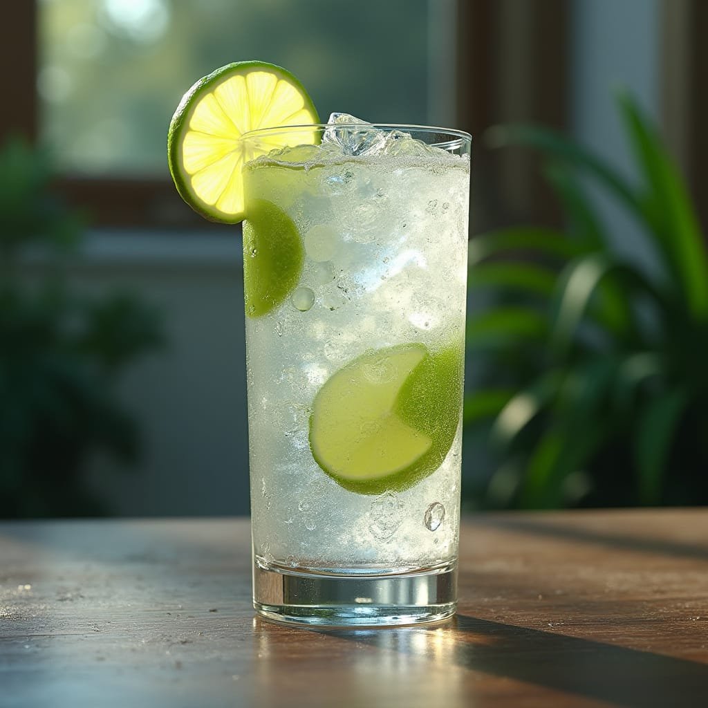Vodka Soda Cocktail