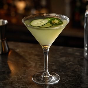 Spicy Cucumber Martini